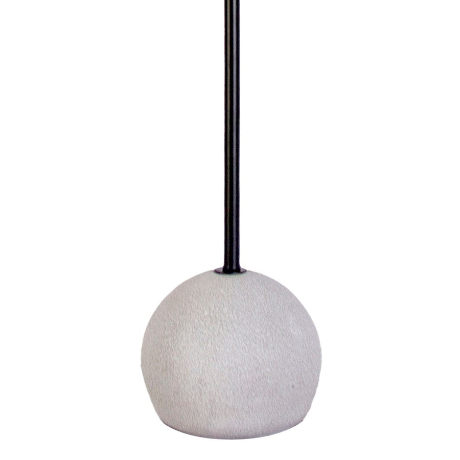 Classy Living Urban Sphere 1Lt Table Lamp/Set of 2, Black/Off White