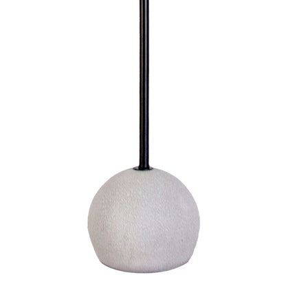 Classy Living Urban Sphere 1Lt Table Lamp/Set of 2, Black/Off White