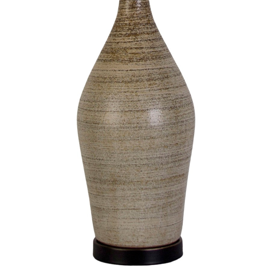 Classy Living Serene 1Lt Table Lamp/Set of 2, Natural/Oatmeal