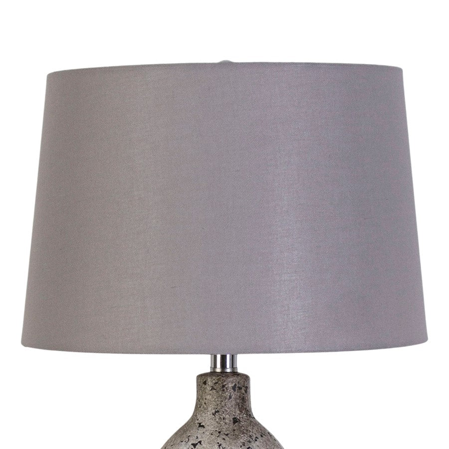 Classy Living haven Elegance 1Lt Table Lamp/Set of 2, Natural/Grey