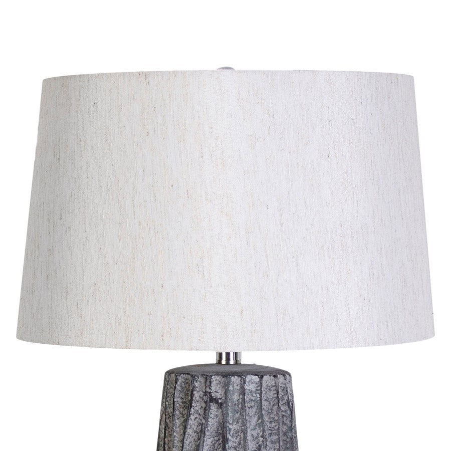 Classy Living Textured Elegance Table Lamp/Set of 2, Grey/Natural
