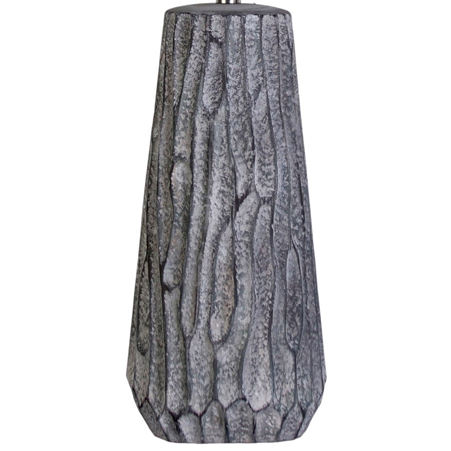 Classy Living Textured Elegance Table Lamp/Set of 2, Grey/Natural