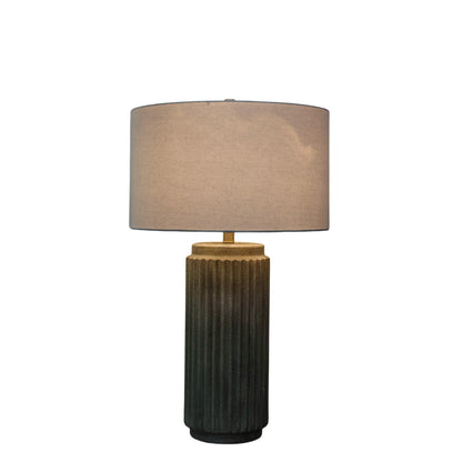 Classy Living Ribbed Essence 28"x17" Ceramic, Ribbed Stonewash