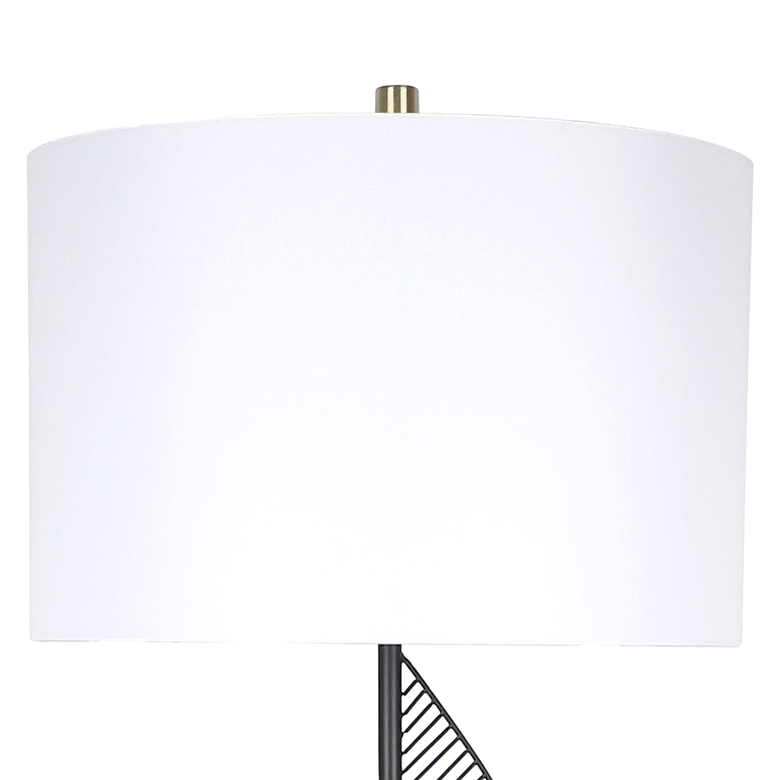 Classy Living Spiral Radiance 64"x16", Matte Black/Soft Gold/White