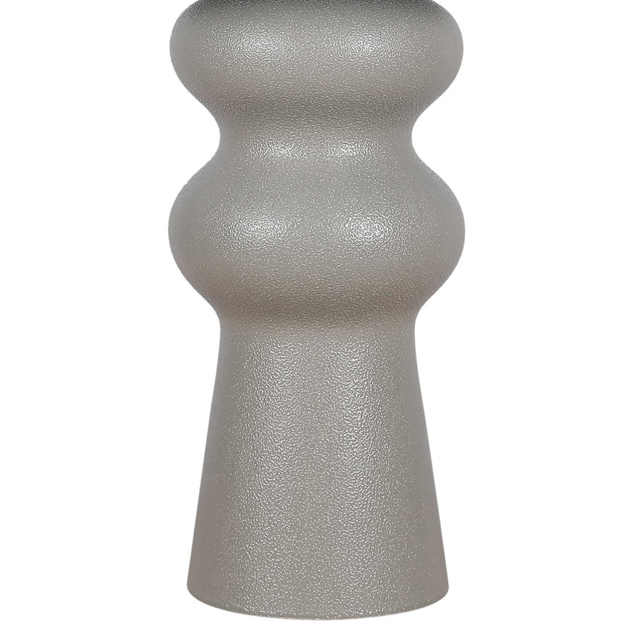 Classy Living Echo Essence Ceramic 1Lt Table Lamp, Grey/Black