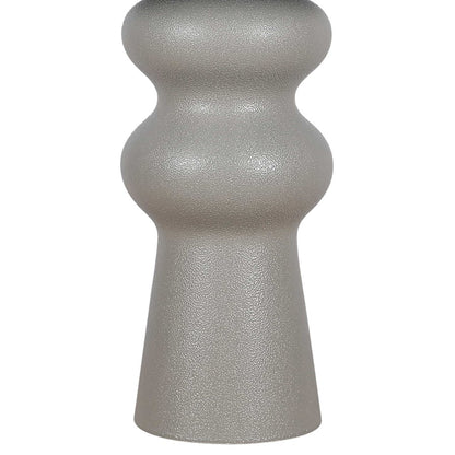 Classy Living Echo Essence Ceramic 1Lt Table Lamp, Grey/Black