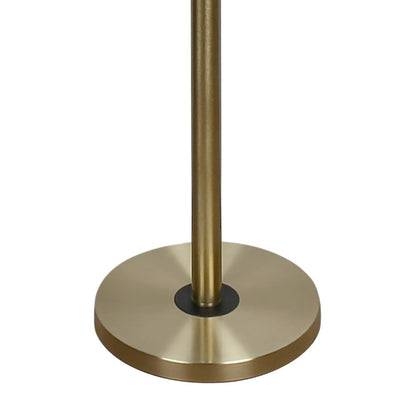 Classy Living Glass Orbs 1Lt Floor Lamp, Black/Clear