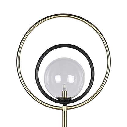 Classy Living Eclipse Aura 1Lt Floor Lamp, Soft Gold/Clear