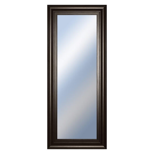 Classy Living Traditional Elegance 18x42in Wall Mirror | Dark Chocolate MDF Frame | Entryway & Bedroom Accent | 18 x 42 x 1 in, Vertical | Model M1835