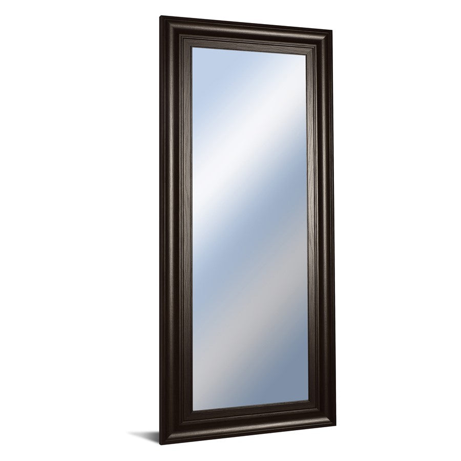 Classy Living Traditional Elegance 18x42in Wall Mirror | Dark Chocolate MDF Frame | Entryway & Bedroom Accent | 18 x 42 x 1 in, Vertical | Model M1835