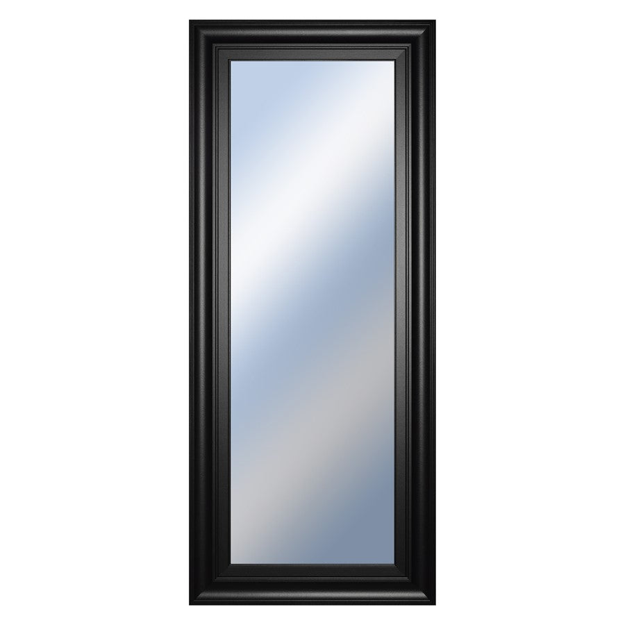 Classy Living Traditional Elegance 18x42in Wall Mirror | Midnight Aura MDF Frame | Entryway & Bedroom Accent | 18 x 42 x 1 in, Vertical Mount | Model M1837