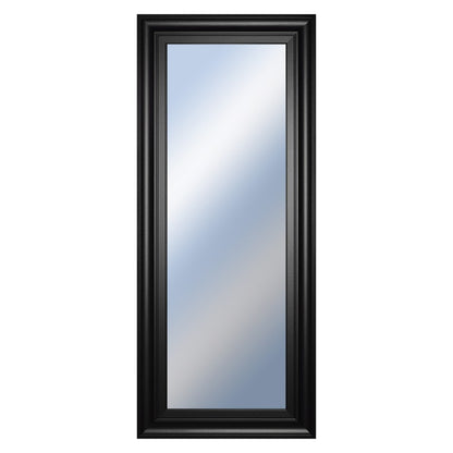 Classy Living Traditional Elegance 18x42in Wall Mirror | Midnight Aura MDF Frame | Entryway & Bedroom Accent | 18 x 42 x 1 in, Vertical Mount | Model M1837