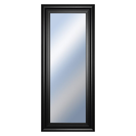 Classy Living Traditional Elegance 18x42in Wall Mirror | Midnight Aura MDF Frame | Entryway & Bedroom Accent | 18 x 42 x 1 in, Vertical Mount | Model M1837