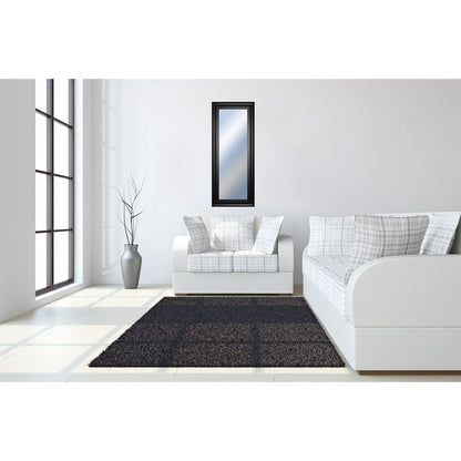 Classy Living Traditional Elegance 18x42in Wall Mirror | Midnight Aura MDF Frame | Entryway & Bedroom Accent | 18 x 42 x 1 in, Vertical Mount | Model M1837