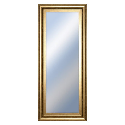 Classy Living Traditional Elegance 18x42in Wall Mirror | Gilded Radiance MDF Frame | Entryway & Bedroom Accent | 18 x 42 x 1 in, Vertical | Model M1839