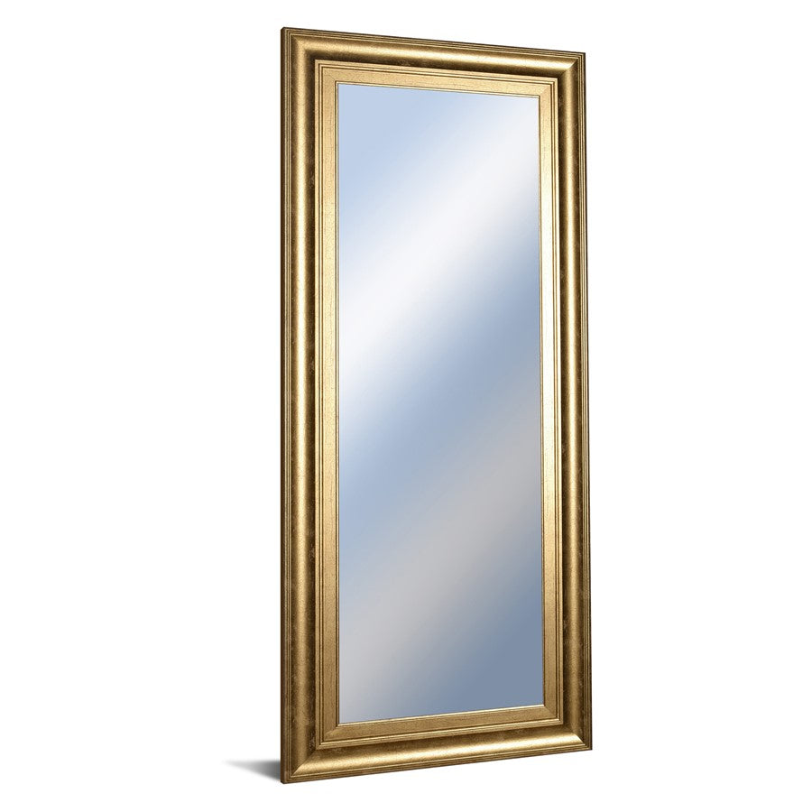 Classy Living Traditional Elegance 18x42in Wall Mirror | Gilded Radiance MDF Frame | Entryway & Bedroom Accent | 18 x 42 x 1 in, Vertical | Model M1839
