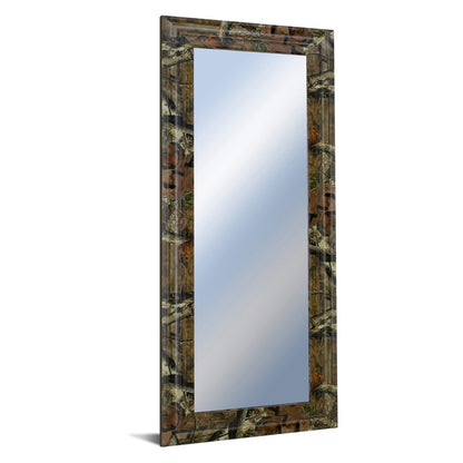 Classy Living Traditional Elegance 18x42in Wall Mirror | Camouflage MDF Frame with Silver Mirror Glass | Entryway & Bedroom Accent | 18 x 42 | Model M1843