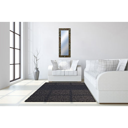 Classy Living Traditional Elegance 18x42in Wall Mirror | Camouflage MDF Frame with Silver Mirror Glass | Entryway & Bedroom Accent | 18 x 42 | Model M1843