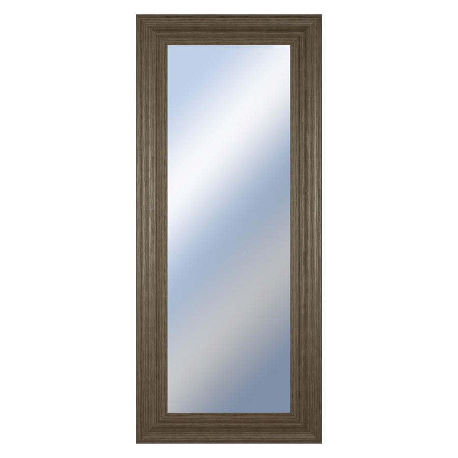 Classy Living Traditional Elegance 18x42in Wall Mirror | Tranquil Ash MDF Frame | Entryway & Bedroom Full-Length Mirror | 18 x 42 x 1 in | Model M1844