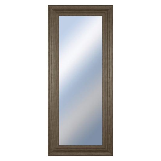 Classy Living Traditional Elegance 18x42in Wall Mirror | Tranquil Ash MDF Frame | Entryway & Bedroom Full-Length Mirror | 18 x 42 x 1 in | Model M1844