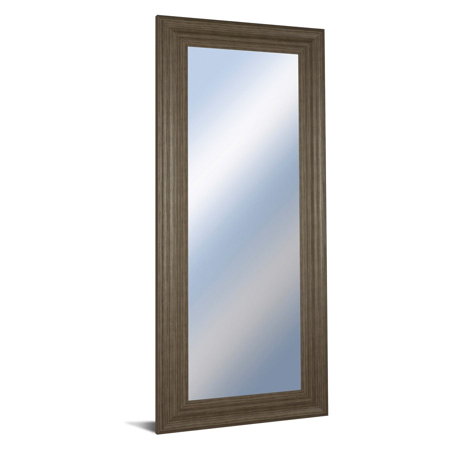 Classy Living Traditional Elegance 18x42in Wall Mirror | Tranquil Ash MDF Frame | Entryway & Bedroom Full-Length Mirror | 18 x 42 x 1 in | Model M1844