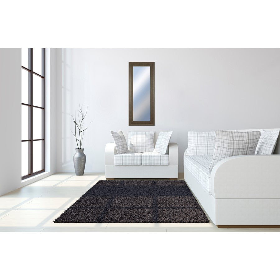 Classy Living Traditional Elegance 18x42in Wall Mirror | Tranquil Ash MDF Frame | Entryway & Bedroom Full-Length Mirror | 18 x 42 x 1 in | Model M1844