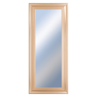Classy Living Traditional Elegance 18x42in Wall Mirror | Rose Gold MDF Frame | Entryway & Bedroom Accent | 18 x 42 x 1 in | Model M1845