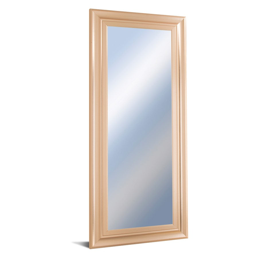 Classy Living Traditional Elegance 18x42in Wall Mirror | Rose Gold MDF Frame | Entryway & Bedroom Accent | 18 x 42 x 1 in | Model M1845