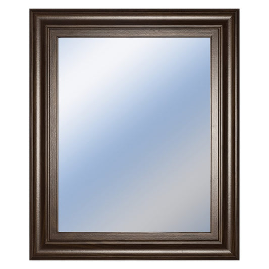 Classy Living Traditional Elegance 22x26in Wall Mirror | Cinnamon Mocha MDF Frame | Entryway & Living Room Accent | 22 x 26 x 1 in, Vertical | Model M2234