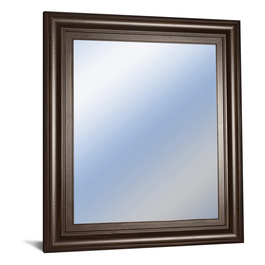 Classy Living Traditional Elegance 22x26in Wall Mirror | Cinnamon Mocha MDF Frame | Entryway & Living Room Accent | 22 x 26 x 1 in, Vertical | Model M2234