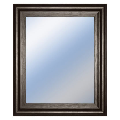 Classy Living Traditional Elegance 22x26in Wall Mirror | Dark Chocolate MDF Frame | Entryway & Living Room Accent | 22 x 26 x 1 in, Vertical | Model M2235