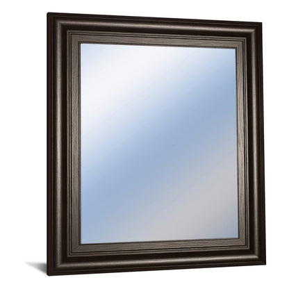 Classy Living Traditional Elegance 22x26in Wall Mirror | Dark Chocolate MDF Frame | Entryway & Living Room Accent | 22 x 26 x 1 in, Vertical | Model M2235