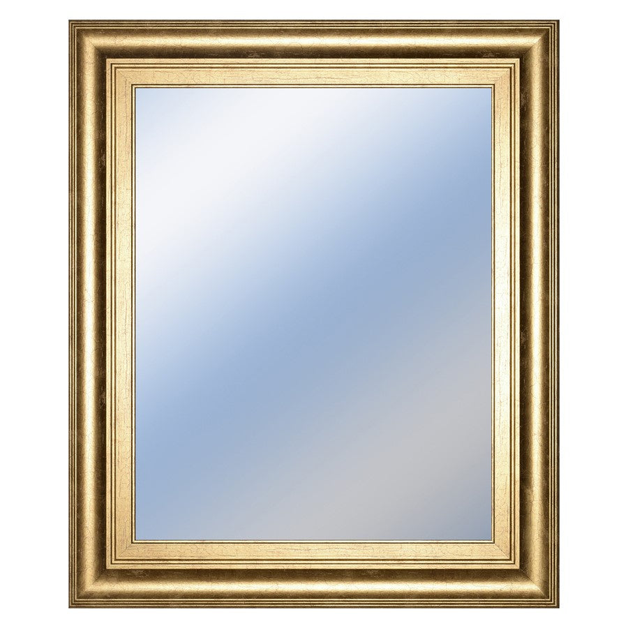 Classy Living Traditional Elegance Wall Mirror 22x26in | Gilded Radiance MDF Frame | Entryway & Living Room Accent | 22 x 26 x 1 in | Model M2239