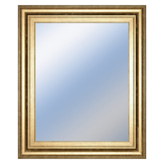 Classy Living Traditional Elegance Wall Mirror 22x26in | Gilded Radiance MDF Frame | Entryway & Living Room Accent | 22 x 26 x 1 in | Model M2239