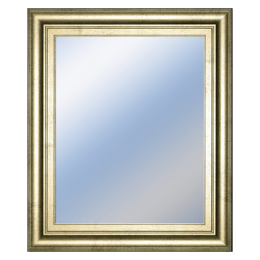 Classy Living Traditional Elegance 22x26in Wall Mirror | Soft Gold MDF Frame | Entryway & Living Room Accent | 22 x 26 x 1 in, Vertical Mount | Model M2240