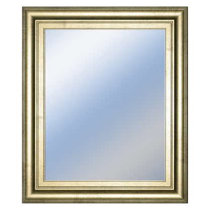 Classy Living Traditional Elegance 22x26in Wall Mirror | Soft Gold MDF Frame | Entryway & Living Room Accent | 22 x 26 x 1 in, Vertical Mount | Model M2240