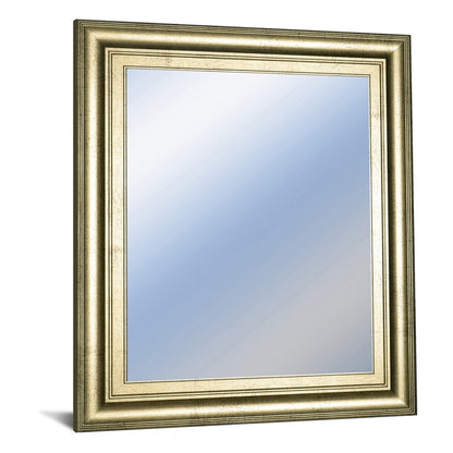 Classy Living Traditional Elegance 22x26in Wall Mirror | Soft Gold MDF Frame | Entryway & Living Room Accent | 22 x 26 x 1 in, Vertical Mount | Model M2240