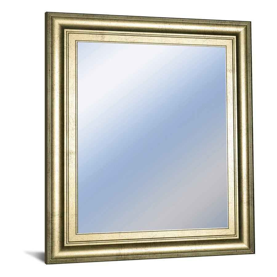 Classy Living Traditional Elegance 22x26in Wall Mirror | Soft Gold MDF Frame | Entryway & Living Room Accent | 22 x 26 x 1 in, Vertical Mount | Model M2240