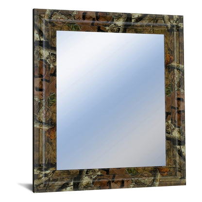Classy Living Traditional Elegance 22x26in Wall Mirror | Traditional Brown MDF Frame | Entryway & Living Room Accent | 22 x 26 x 1 in | Model M2243