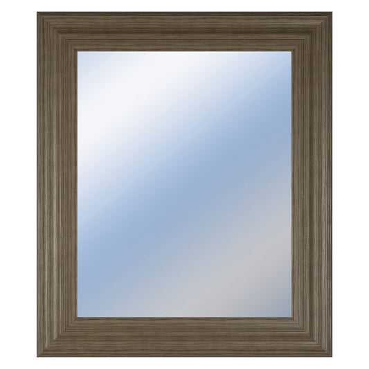 Classy Living Traditional Elegance 22x26in Wall Mirror | Tranquil Ash MDF Frame | Entryway & Living Room Accent | 22 x 26 x 1 in | Model M2244