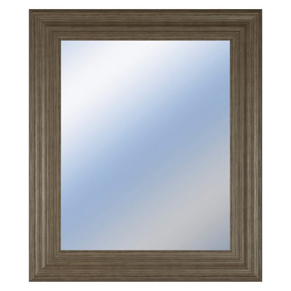 Classy Living Traditional Elegance 22x26in Wall Mirror | Tranquil Ash MDF Frame | Entryway & Living Room Accent | 22 x 26 x 1 in | Model M2244