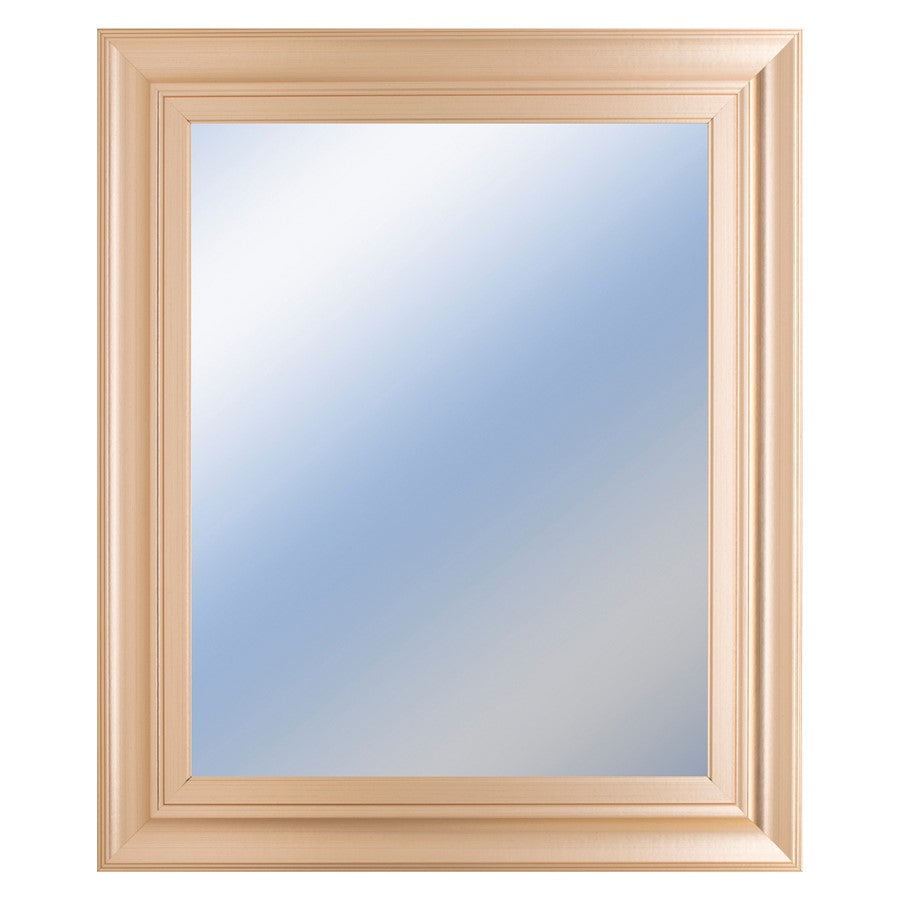 Classy Living Traditional Elegance 22x26in Wall Mirror | Rose Gold Romance MDF Frame | Entryway & Bedroom Accent | 22 x 26 x 1 in, Vertical | Model M2245