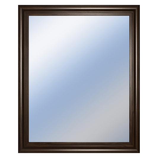 Classy Living Traditional Elegance 34x40in Wall Mirror | Cinnamon Mocha MDF Frame | Entryway & Living Room Accent | 34 x 40 x 1 in | Model M3434