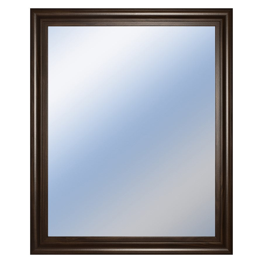 Classy Living Traditional Elegance 34x40in Wall Mirror | Cinnamon Mocha MDF Frame | Entryway & Living Room Accent | 34 x 40 x 1 in | Model M3434