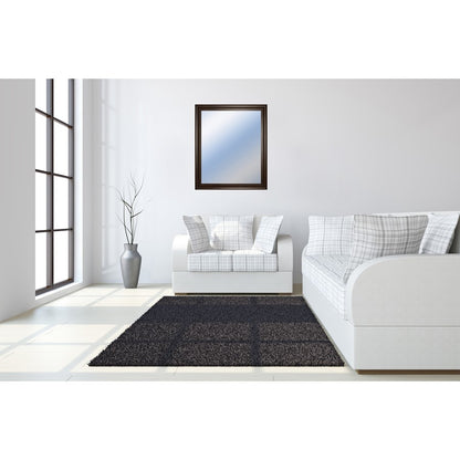 Classy Living Traditional Elegance 34x40in Wall Mirror | Cinnamon Mocha MDF Frame | Entryway & Living Room Accent | 34 x 40 x 1 in | Model M3434