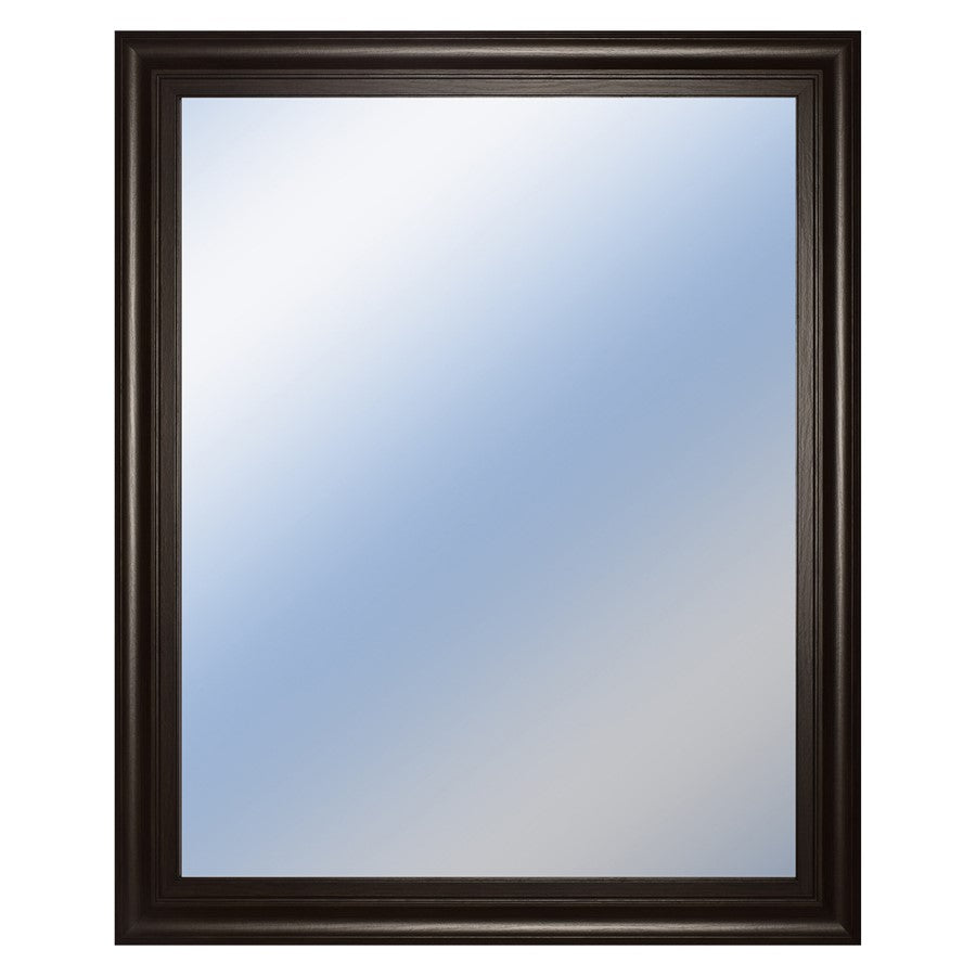 Classy Living Traditional Elegance 34x40in Wall Mirror | Dark Chocolate MDF Frame | Entryway & Living Room Accent | 34 x 40 x 1 in | Model M3435