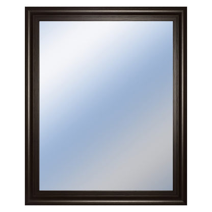 Classy Living Traditional Elegance 34x40in Wall Mirror | Dark Chocolate MDF Frame | Entryway & Living Room Accent | 34 x 40 x 1 in | Model M3435