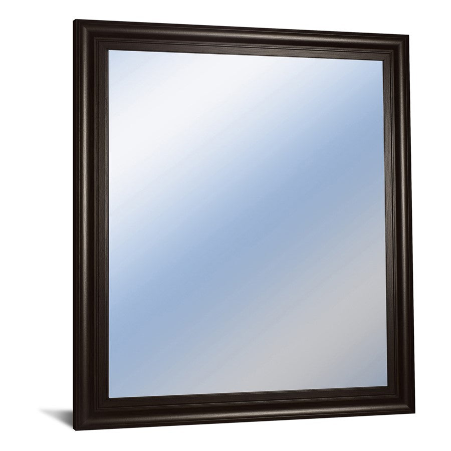 Classy Living Traditional Elegance 34x40in Wall Mirror | Dark Chocolate MDF Frame | Entryway & Living Room Accent | 34 x 40 x 1 in | Model M3435