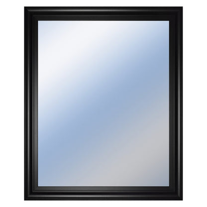 Classy Living Traditional Elegance 34x40in Wall Mirror | Traditional Black MDF Frame | Entryway & Living Room Accent | 34 x 40 x 1 in | Model M3437