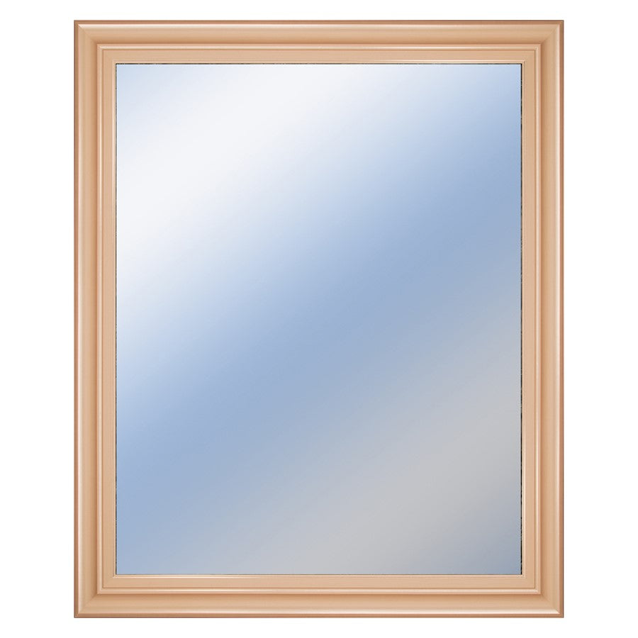 Classy Living Traditional Elegance 34x40in Wall Mirror | Traditional Rose Gold MDF Frame | Entryway & Bedroom Accent | 34 x 40 x 1 in | Model M3445